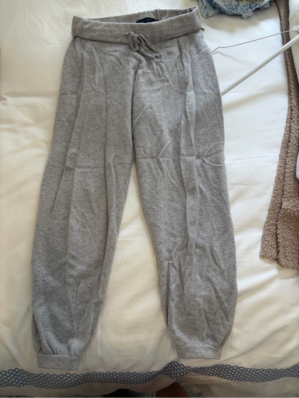 Extra Cozy Gray Drawstring Jogger Pants